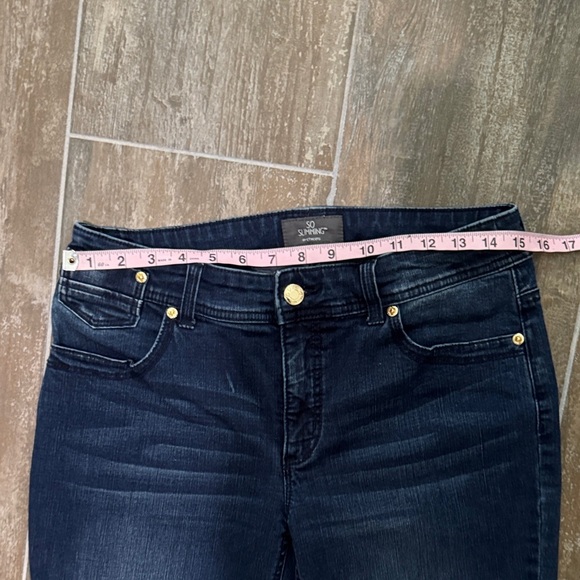 Chico's SO SLIMMING Dark Blue Straight Leg Women's Jeans - Picture 5 of 10